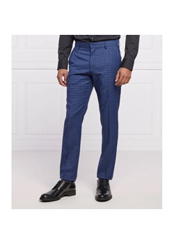BOSS BLACK Wełniane spodnie H-Genius-MM-222 | Slim Fit ze sklepu Gomez Fashion Store w kategorii Spodnie męskie - zdjęcie 184506072