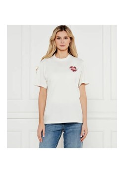 HUGO T-shirt Vintage Tee_14 | Relaxed fit ze sklepu Gomez Fashion Store w kategorii Bluzki damskie - zdjęcie 184506083