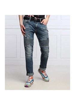 GUESS Jeansy PIN TUCK MOTO | Slim Fit ze sklepu Gomez Fashion Store w kategorii Jeansy męskie - zdjęcie 184506762