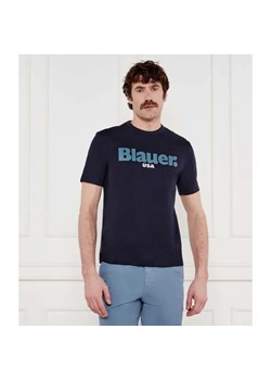 BLAUER T-shirt ERNST | Regular Fit ze sklepu Gomez Fashion Store w kategorii T-shirty męskie - zdjęcie 184506862