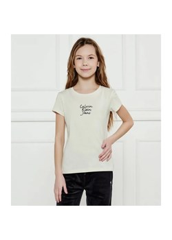 Calvin Klein Jeans T-shirt | Slim Fit ze sklepu Gomez Fashion Store w kategorii Bluzki dziewczęce - zdjęcie 184506982