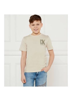 Calvin Klein Jeans T-shirt | Regular Fit ze sklepu Gomez Fashion Store w kategorii T-shirty chłopięce - zdjęcie 184507082