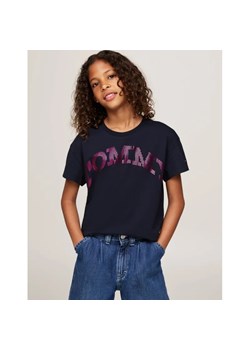 Tommy Hilfiger T-shirt | Regular Fit ze sklepu Gomez Fashion Store w kategorii Bluzki dziewczęce - zdjęcie 184507213