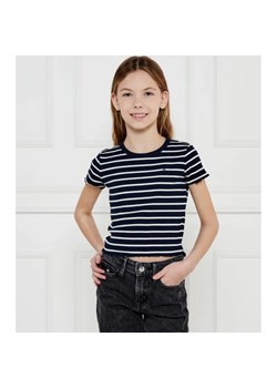 Tommy Hilfiger T-shirt | Cropped Fit ze sklepu Gomez Fashion Store w kategorii Bluzki dziewczęce - zdjęcie 184507393