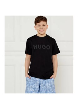 HUGO KIDS T-shirt | Regular Fit ze sklepu Gomez Fashion Store w kategorii T-shirty chłopięce - zdjęcie 184507563