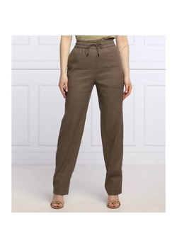 Marc Cain Lniane spodnie | Loose fit ze sklepu Gomez Fashion Store w kategorii Spodnie damskie - zdjęcie 184507593