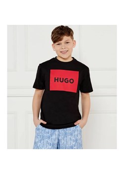 HUGO KIDS T-shirt | Regular Fit ze sklepu Gomez Fashion Store w kategorii T-shirty chłopięce - zdjęcie 184507831