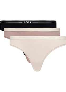 BOSS BLACK Stringi 3-pack ze sklepu Gomez Fashion Store w kategorii Majtki damskie - zdjęcie 184508181