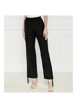 Samsøe Samsøe Spodnie SAGIRA | Regular Fit | z dodatkiem lnu ze sklepu Gomez Fashion Store w kategorii Spodnie damskie - zdjęcie 184508444