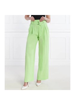 Marc Cain Lniane spodnie | flare fit ze sklepu Gomez Fashion Store w kategorii Spodnie damskie - zdjęcie 184508594
