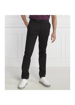 Calvin Klein Spodnie chino + pasek MODERN TWILL | Slim Fit ze sklepu Gomez Fashion Store w kategorii Spodnie męskie - zdjęcie 184508654