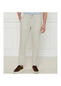 BOSS ORANGE Lniane spodnie Sanderson-L | Regular Fit ze sklepu Gomez Fashion Store w kategorii Spodnie męskie - zdjęcie 184508764