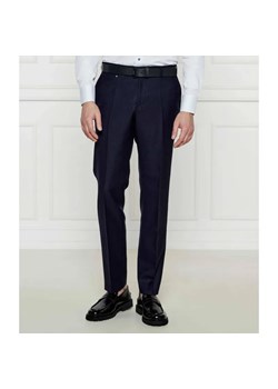 BOSS BLACK Wełniane spodnie C-Genius-243 | Slim Fit ze sklepu Gomez Fashion Store w kategorii Spodnie męskie - zdjęcie 184509284
