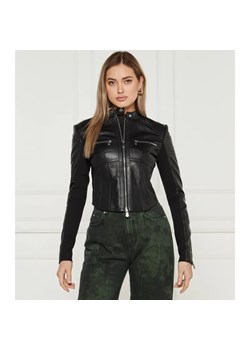 Pinko Skórzana kurtka BATMAN | Cropped Fit ze sklepu Gomez Fashion Store w kategorii Kurtki damskie - zdjęcie 184509293