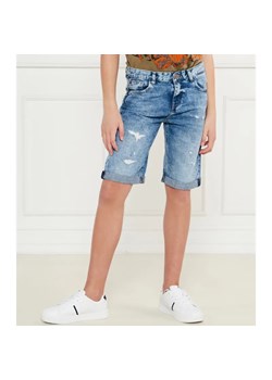 Guess Jeansowe szorty | Regular Fit | z dodatkiem lnu ze sklepu Gomez Fashion Store w kategorii Spodenki chłopięce - zdjęcie 184509391