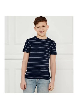 Tommy Hilfiger T-shirt | Regular Fit | z dodatkiem lnu ze sklepu Gomez Fashion Store w kategorii T-shirty chłopięce - zdjęcie 184509550