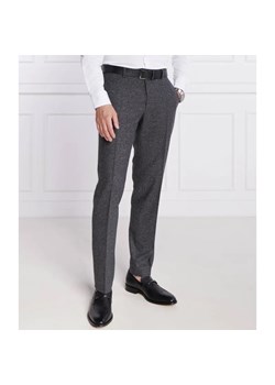 BOSS BLACK Wełniane spodnie H-Genius-224 | Slim Fit | z dodatkiem jedwabiu ze sklepu Gomez Fashion Store w kategorii Spodnie męskie - zdjęcie 184509794