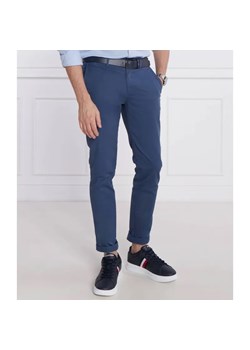 Tommy Hilfiger Spodnie chino | Slim Fit | pima ze sklepu Gomez Fashion Store w kategorii Spodnie męskie - zdjęcie 184510251