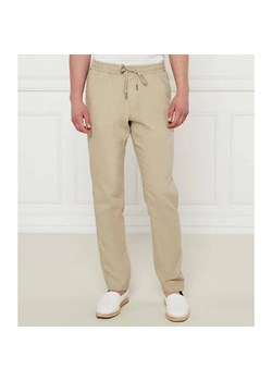 Tommy Hilfiger Lniane spodnie chino HARLEM | Relaxed fit ze sklepu Gomez Fashion Store w kategorii Spodnie męskie - zdjęcie 184510613