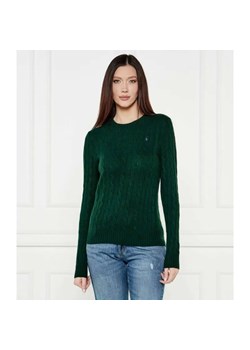 POLO RALPH LAUREN Wełniany sweter JULIANNA | Slim Fit | z dodatkiem kaszmiru ze sklepu Gomez Fashion Store w kategorii Swetry damskie - zdjęcie 184510792