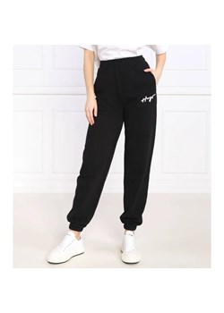 HUGO Spodnie dresowe Njola | Regular Fit ze sklepu Gomez Fashion Store w kategorii Spodnie damskie - zdjęcie 184511022