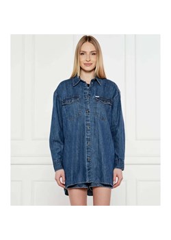 Guess Jeans Jeansowa koszula | Oversize fit ze sklepu Gomez Fashion Store w kategorii Koszule damskie - zdjęcie 184511031