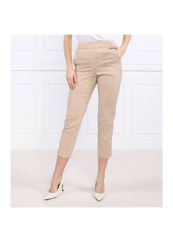 Peserico Wełniane spodnie | Regular Fit | z dodatkiem lnu ze sklepu Gomez Fashion Store w kategorii Spodnie damskie - zdjęcie 184511302