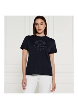 Tommy Hilfiger T-shirt | Regular Fit ze sklepu Gomez Fashion Store w kategorii Bluzki damskie - zdjęcie 184511321
