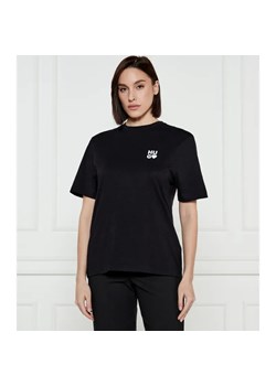 HUGO T-shirt Dashire_4 | Regular Fit ze sklepu Gomez Fashion Store w kategorii Bluzki damskie - zdjęcie 184511361