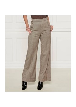 Marella Spodnie | flare fit | z dodatkiem wełny ze sklepu Gomez Fashion Store w kategorii Spodnie damskie - zdjęcie 184511704