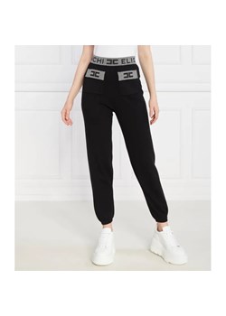 Elisabetta Franchi Spodnie dzianinowe | Regular Fit ze sklepu Gomez Fashion Store w kategorii Spodnie damskie - zdjęcie 184511911