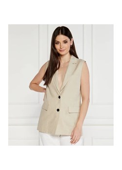 Marella Lniana kamizelka PALK | Regular Fit ze sklepu Gomez Fashion Store w kategorii Kamizelki damskie - zdjęcie 184511922