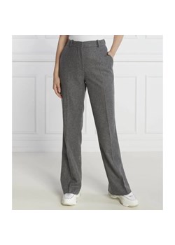 Calvin Klein Wełniane spodnie | Regular Fit ze sklepu Gomez Fashion Store w kategorii Spodnie damskie - zdjęcie 184512442