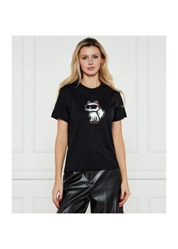 Karl Lagerfeld T-shirt IKON SKETCH CHOUPETTE | Regular Fit ze sklepu Gomez Fashion Store w kategorii Bluzki damskie - zdjęcie 184512690