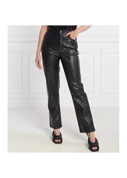 Tommy Jeans Spodnie TJW JULIE PLEATHER | Straight fit | high rise ze sklepu Gomez Fashion Store w kategorii Spodnie damskie - zdjęcie 184512762