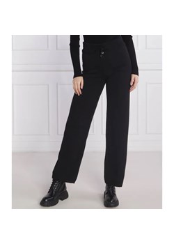 Juicy Couture Spodnie dzianinowe | Regular Fit | z dodatkiem wełny i kaszmiru ze sklepu Gomez Fashion Store w kategorii Spodnie damskie - zdjęcie 184512863