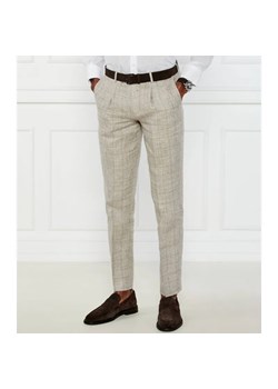 Sand Copenhagen Lniane spodnie chino Mark N | Regular Fit ze sklepu Gomez Fashion Store w kategorii Spodnie męskie - zdjęcie 184513142