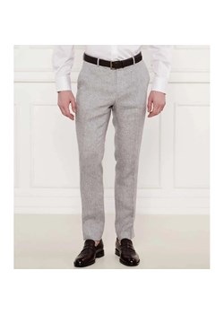Sand Copenhagen Lniane spodnie 6809 T Herring - Craig | Slim Fit ze sklepu Gomez Fashion Store w kategorii Spodnie męskie - zdjęcie 184513342