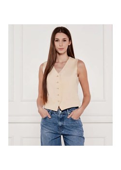 Weekend MaxMara Kamizelka PACE | Slim Fit | z dodatkiem lnu ze sklepu Gomez Fashion Store w kategorii Kamizelki damskie - zdjęcie 184513503