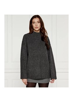 Samsøe Samsøe Wełniany sweter SACELESTE | Oversize fit ze sklepu Gomez Fashion Store w kategorii Swetry damskie - zdjęcie 184513713