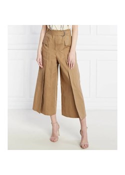 Weekend MaxMara Spodnie PINIDE | flare fit | z dodatkiem lnu ze sklepu Gomez Fashion Store w kategorii Spodnie damskie - zdjęcie 184513901