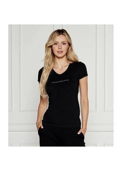 Emporio Armani T-shirt | Slim Fit ze sklepu Gomez Fashion Store w kategorii Bluzki damskie - zdjęcie 184514064