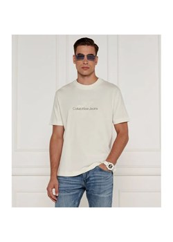 Calvin Klein Jeans T-shirt CHENILLE | Regular Fit ze sklepu Gomez Fashion Store w kategorii T-shirty męskie - zdjęcie 184514160