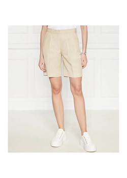 Calvin Klein Lniane szorty | Regular Fit ze sklepu Gomez Fashion Store w kategorii Szorty - zdjęcie 184514542
