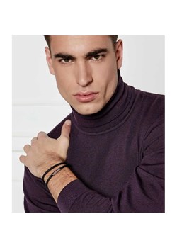 HUGO Skórzana bransoleta E-DOUBLEBRAID2-BRA ze sklepu Gomez Fashion Store w kategorii Bransolety - zdjęcie 184514820
