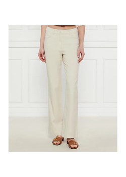 Marc Cain Spodnie | flare fit | z dodatkiem lnu ze sklepu Gomez Fashion Store w kategorii Spodnie damskie - zdjęcie 184514823