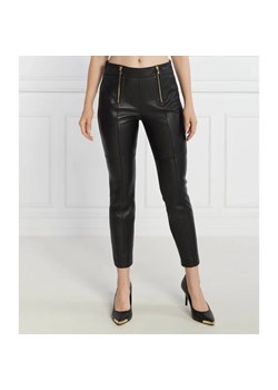 Pinko Skórzane spodnie | Slim Fit ze sklepu Gomez Fashion Store w kategorii Spodnie damskie - zdjęcie 184514834