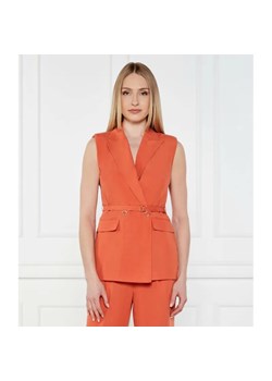 Liu Jo Kamizelka | Regular Fit | z dodatkiem lnu ze sklepu Gomez Fashion Store w kategorii Kamizelki damskie - zdjęcie 184515094