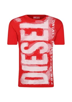 Diesel T-shirt | Regular Fit ze sklepu Gomez Fashion Store w kategorii T-shirty chłopięce - zdjęcie 184515604