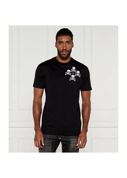 Philipp Plein T-shirt Skull&Bones | Regular Fit ze sklepu Gomez Fashion Store w kategorii T-shirty męskie - zdjęcie 184515681